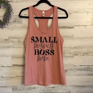 Small Business Boss Babe Tank Top